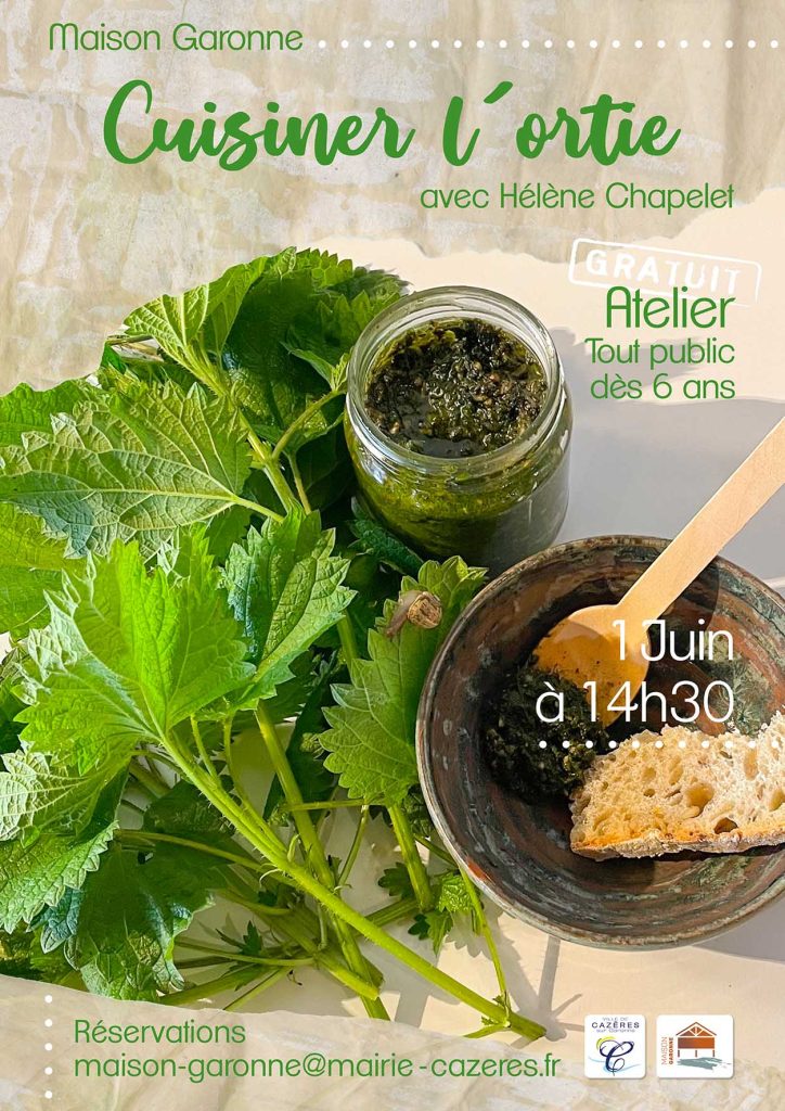 atelier cuisiner ortie